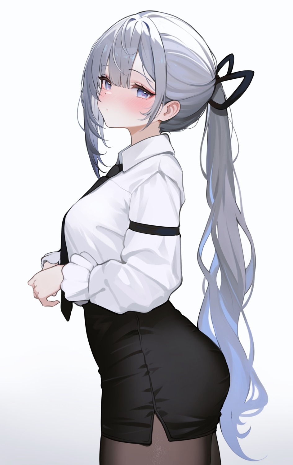 dress_shirt, hololive, hololive_indonesia, koahri, pantyhose, vestia_zeta