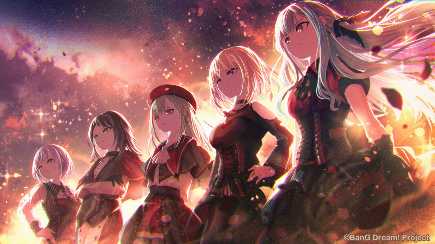 bang_dream!, bang_dream!_ave_mujica, berryverrine, corset, misumi_uika, pantyhose, see_through, togawa_sakiko
