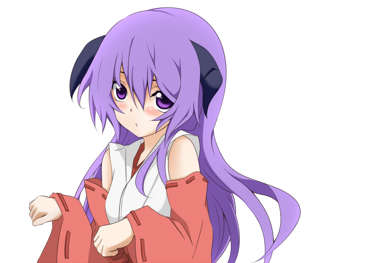 hanyuu, higurashi_no_naku_koro_ni, horns, japanese_clothes, nemu_(artist)