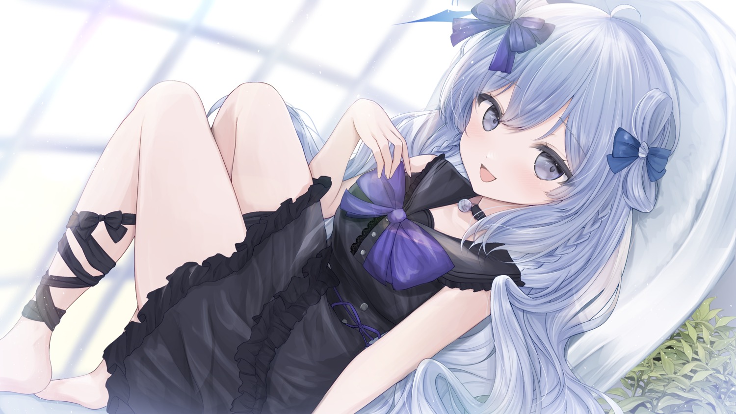 dress, indie_virtual_youtuber, kurage_cc, wallpaper