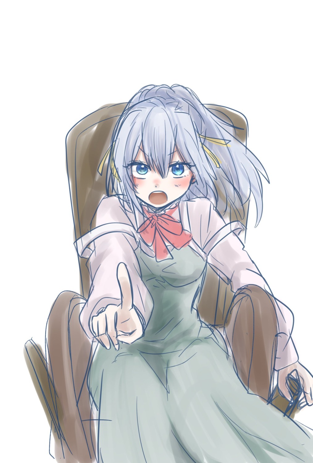 dress, pum_pkin_potety, sketch, sylvette_suede, tegami_bachi