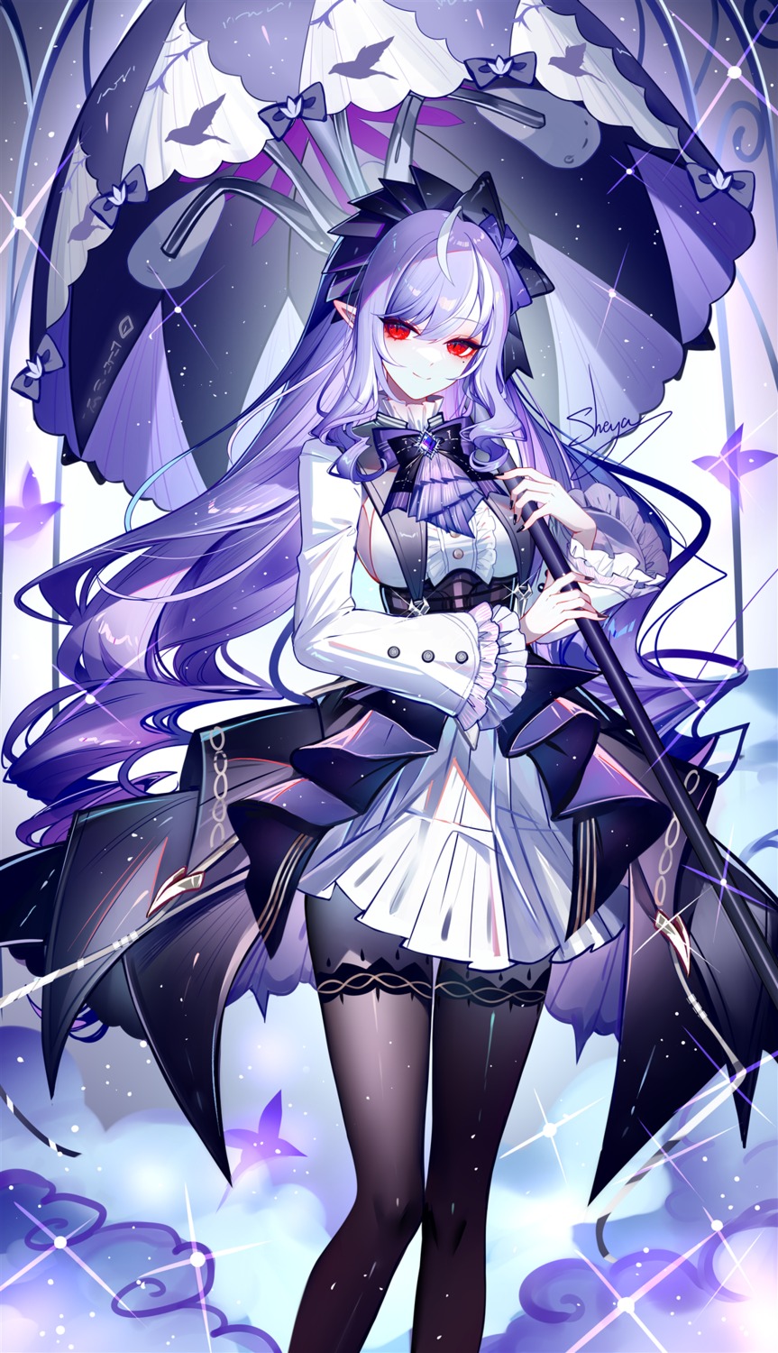 pantyhose, pointy_ears, sheya, umbrella, vivian_banshee, zenless_zone_zero