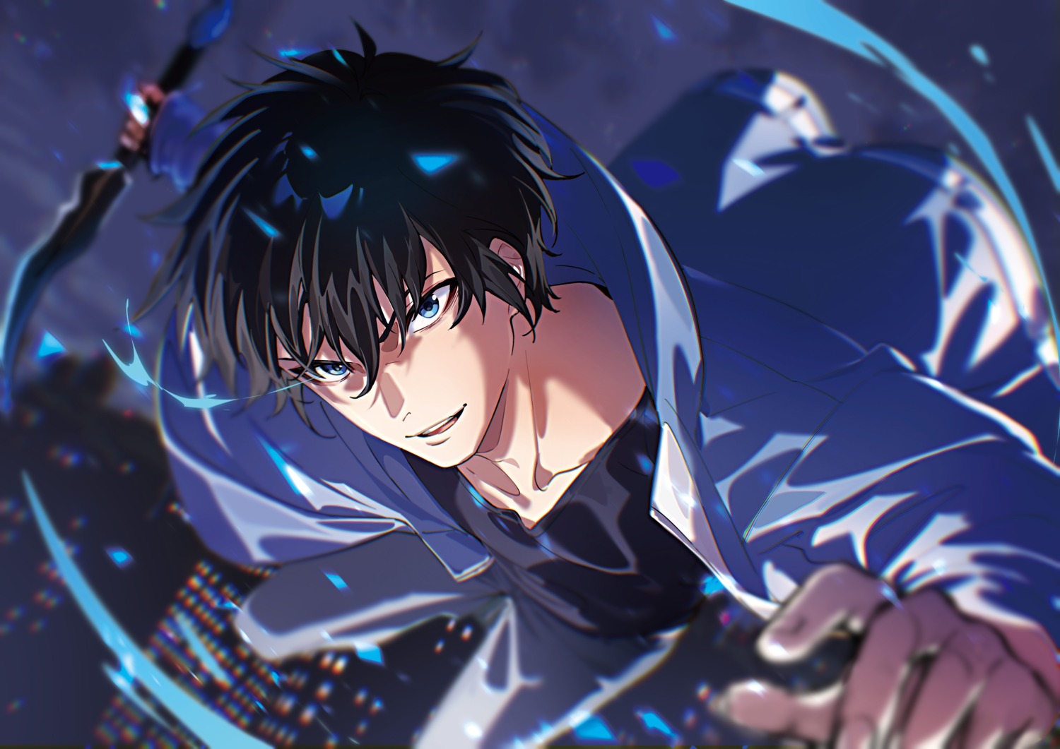 inooka, male, na_honjaman_level_up, sung_jin-woo, weapon