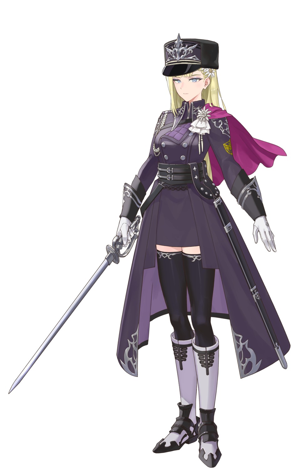 marvelous_entertainment, ryuu_no_kuni_rune_factory, sword, tagme, thighhighs, uniform