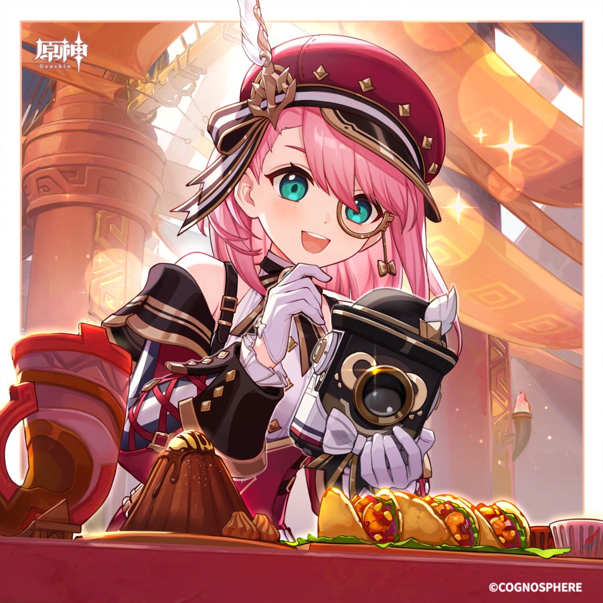 charlotte_(genshin_impact), genshin_impact, megane, tagme