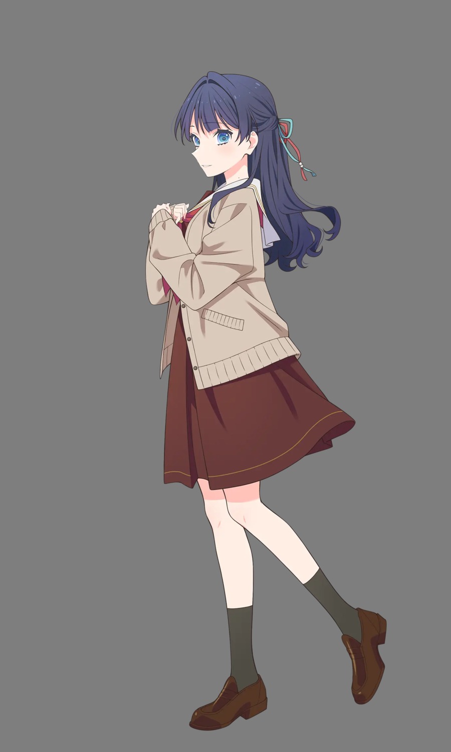 love_live!_(series), love_live!_hasu_no_sora_jogakuin_school_idol_club, murano_sayaka, seifuku, sweater, tagme, transparent_webp