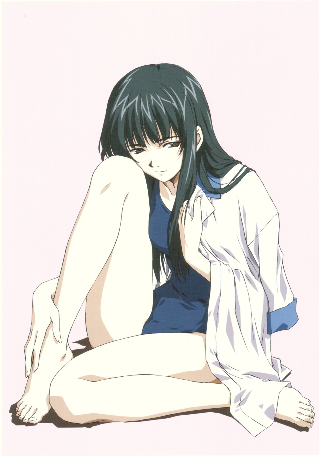 feet, horibe_hiderou, interlude, school_swimsuit, screening, swimsuits, watsuji_aya
