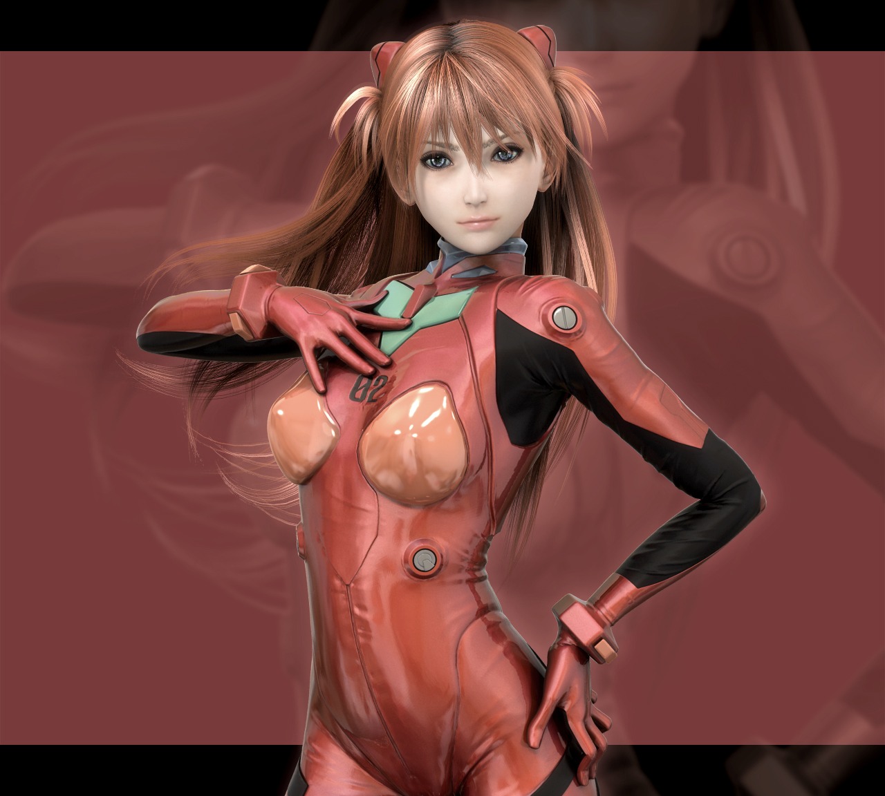 bodysuit, cg, ikedan, neon_genesis_evangelion, souryuu_asuka_langley
