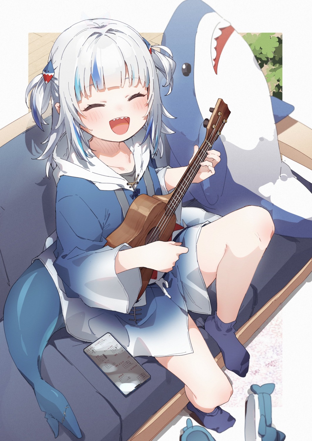 gawr_gura, hololive, hololive_english, kusaka_shi, tail
