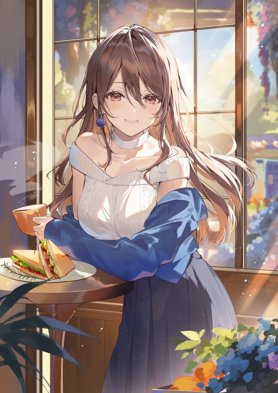 necomi, no_bra, see_through, sweater