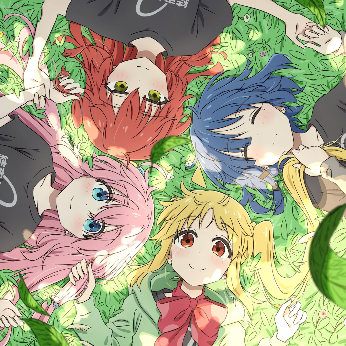 bocchi_the_rock!, gotou_hitori, ijichi_nijika, kita_ikuyo, oekaki_bibbi, uniform, yamada_ryou