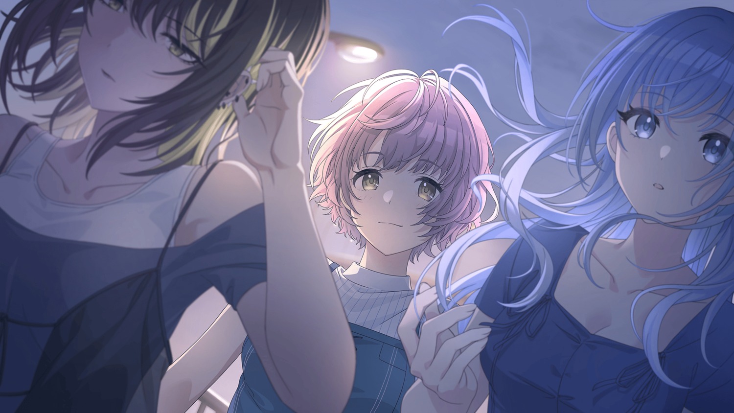 ikaruga_luca, ikuta_haruki, im@ssc_kaihatsu_team, suzuki_hana, sweater, the_idolm@ster, the_idolm@ster_shiny_colors, wallpaper