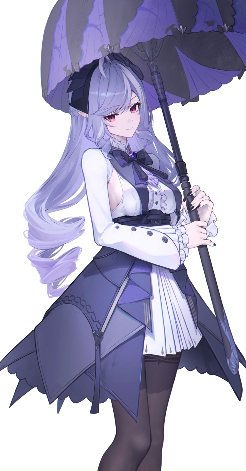 bakemonsou, pantyhose, pointy_ears, umbrella, vivian_banshee, zenless_zone_zero