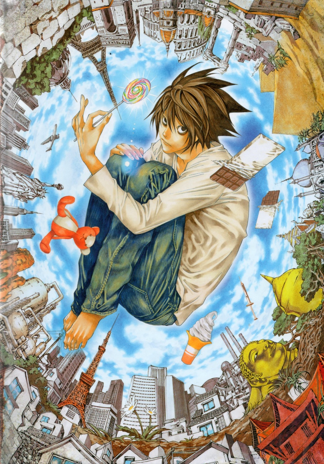 death_note, l, male, obata_takeshi