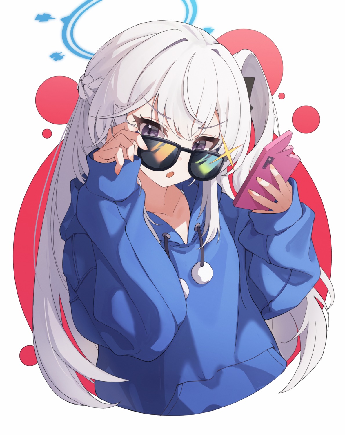blue_archive, halo, megane, ripnte, tsukiyuki_miyako