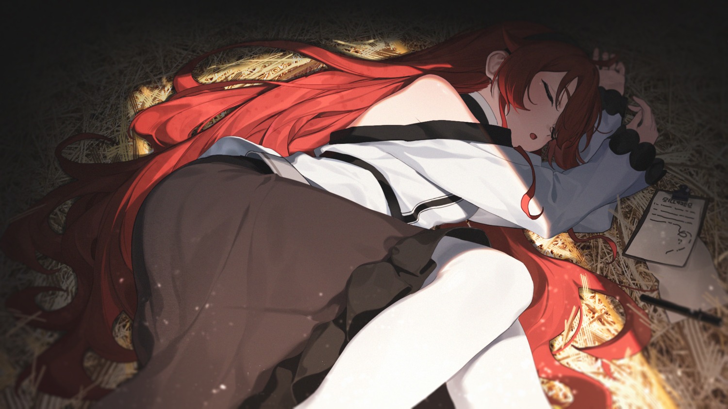 eris_boreas_greyrat, mushoku_tensei, pantyhose, wallpaper, xiu_kukkii