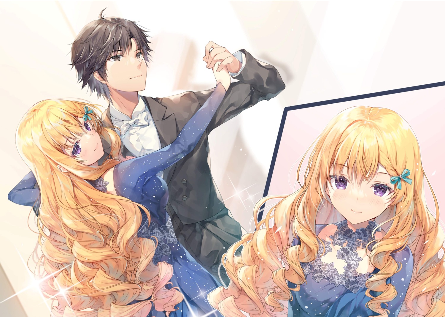 dress, miwabe_sakura, saijo_no_osewa, tennouji_mirei, tomonari_itsuki