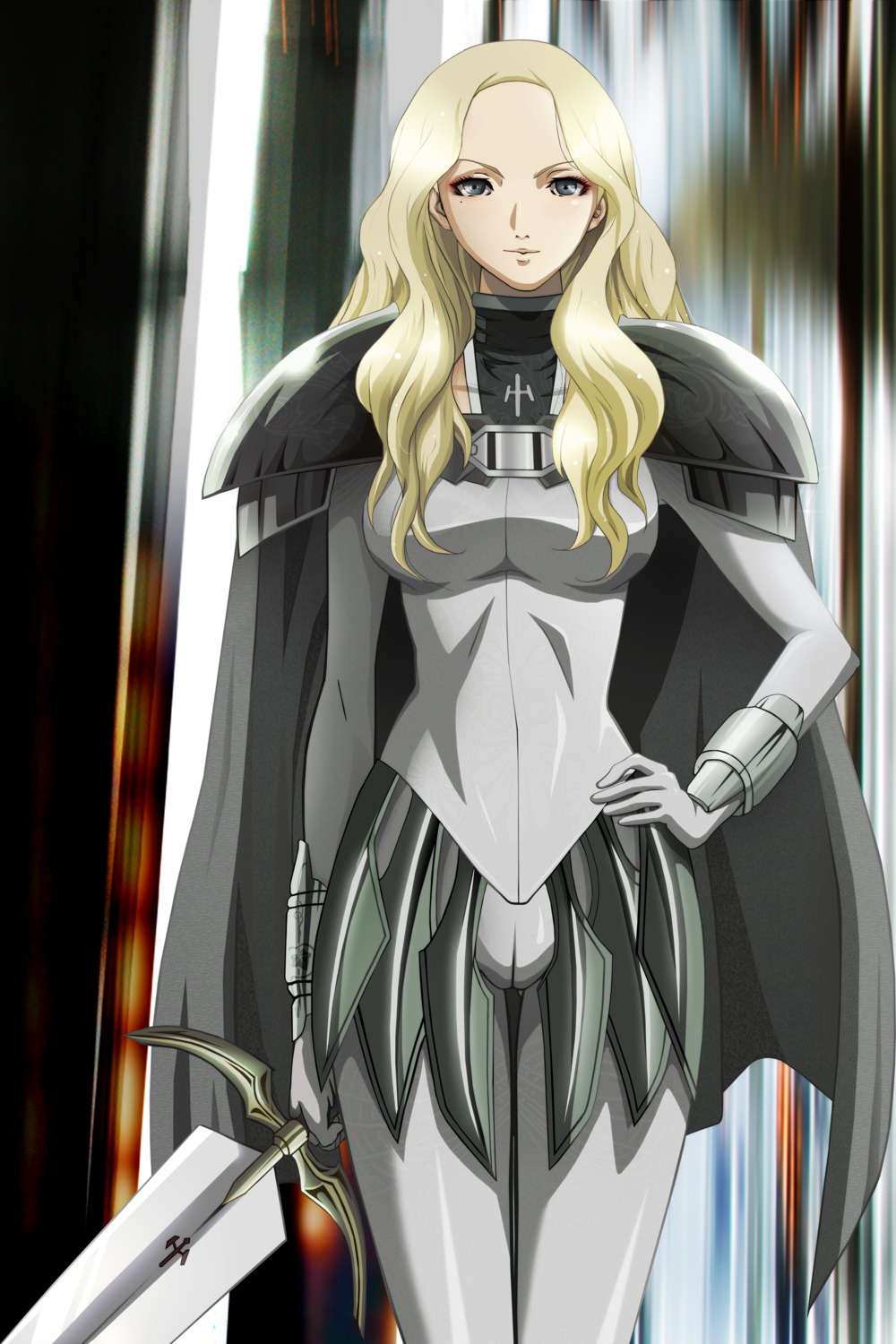 armor, claymore, sword, teresa