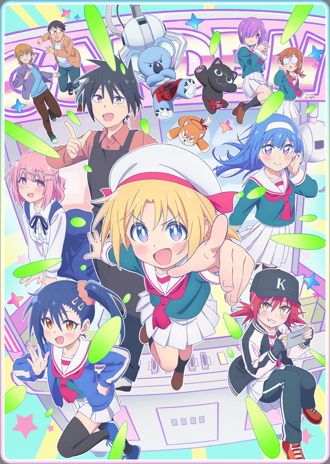 gacen_shoujo_to_ibunka_kouryuu, gym_uniform, kaga_karin, katsuragi_hotaru, kusakabe_aoi, kusakabe_renji, lily_baker, megane