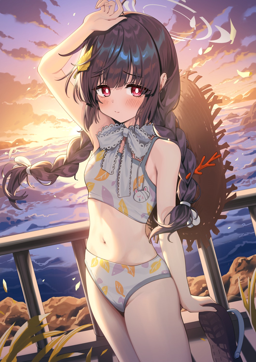 bikini, blue_archive, halo, kasumizawa_miyu, swimsuits, yampa