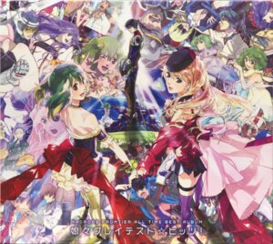 brera_sterne, disc_cover, dress, garter, heels, klan_klein, macross, macross_frontier