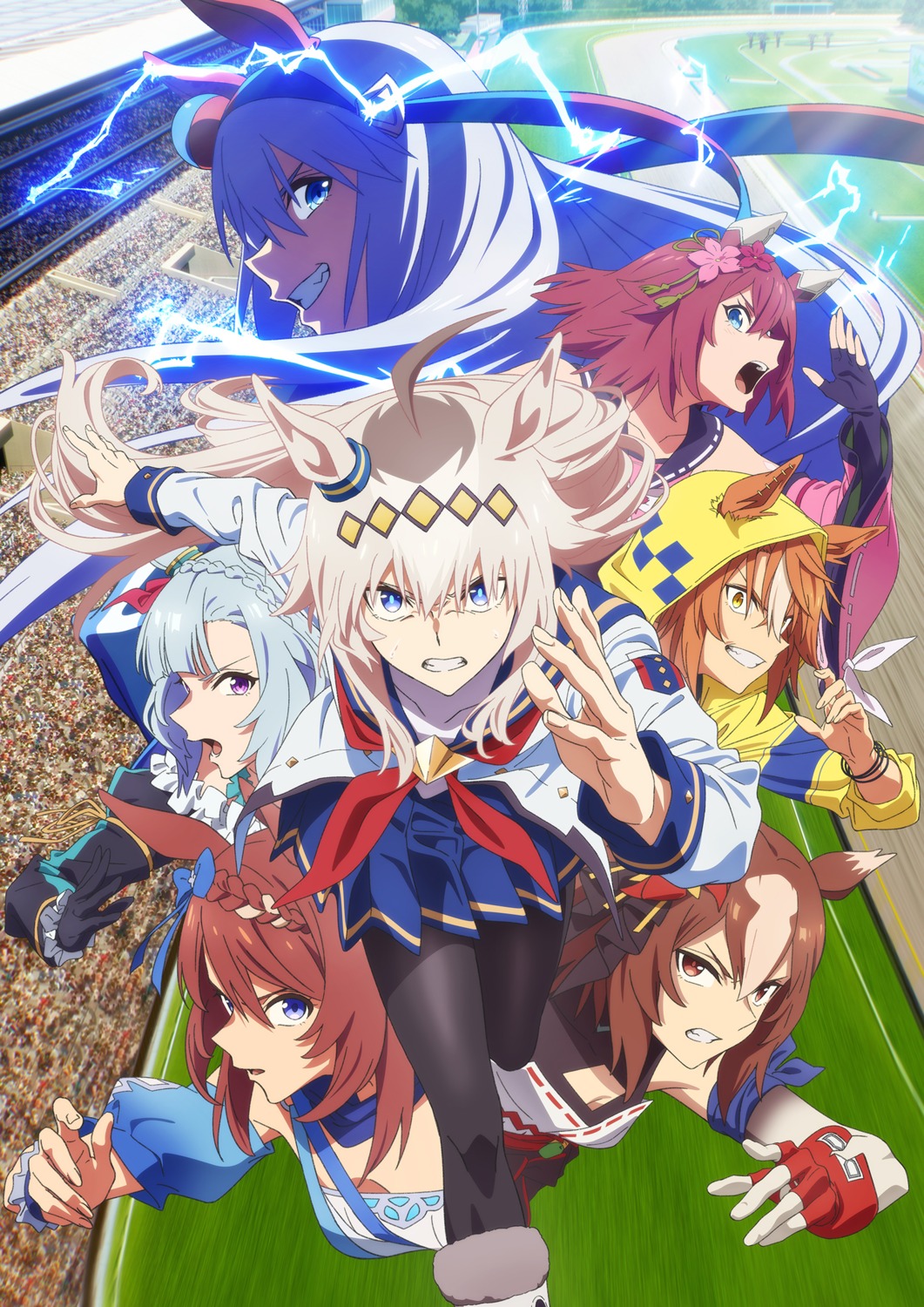 animal_ears, dicta_striker_(umamusume), japanese_clothes, mejiro_ardan_(umamusume), oguri_cap_(umamusume), pantyhose, sakura_chiyono_o_(umamusume), super_creek_(umamusume)