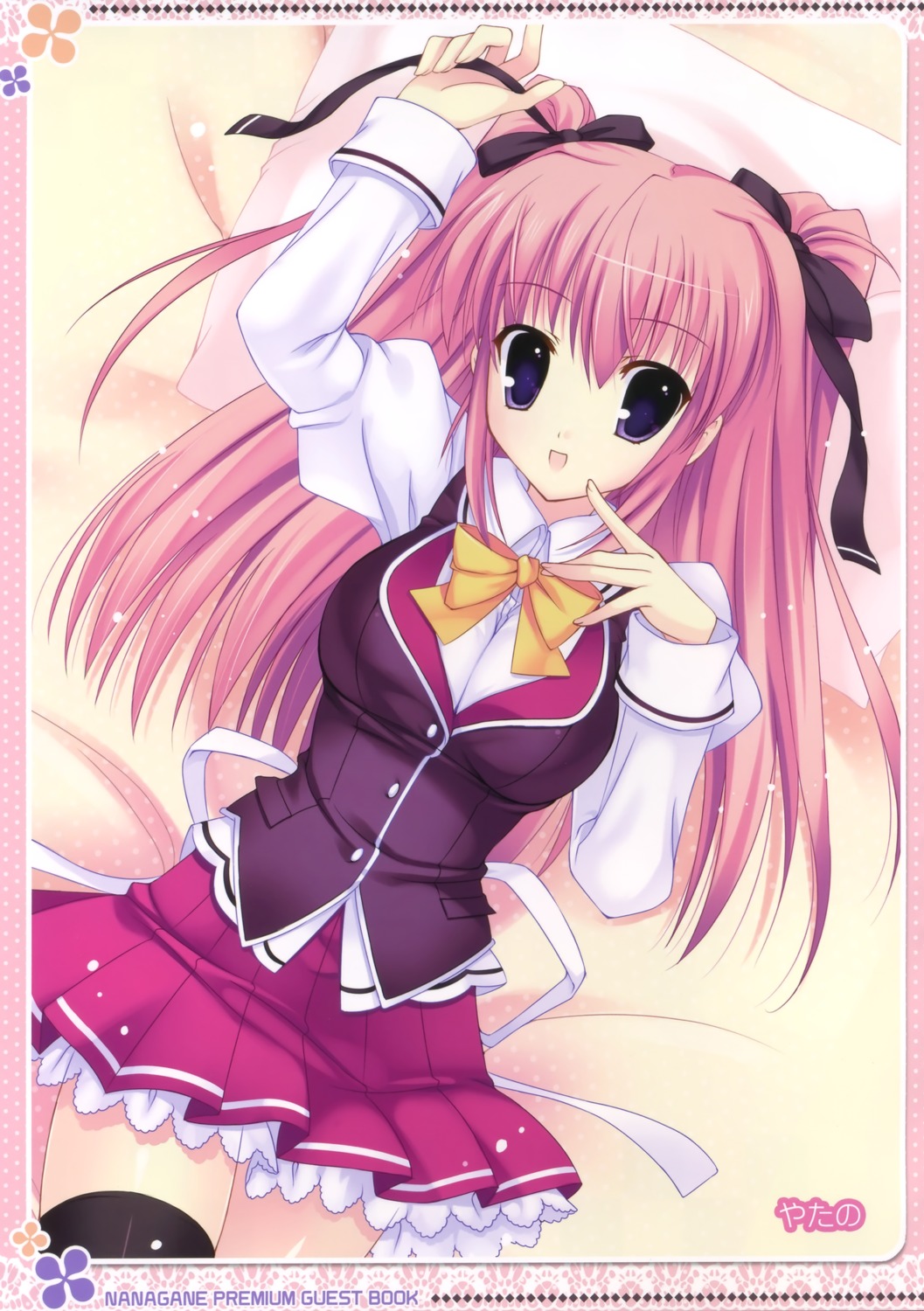 nanagane_educational_institution, sakuranomiya_arisa, seifuku, thighhighs, yatano