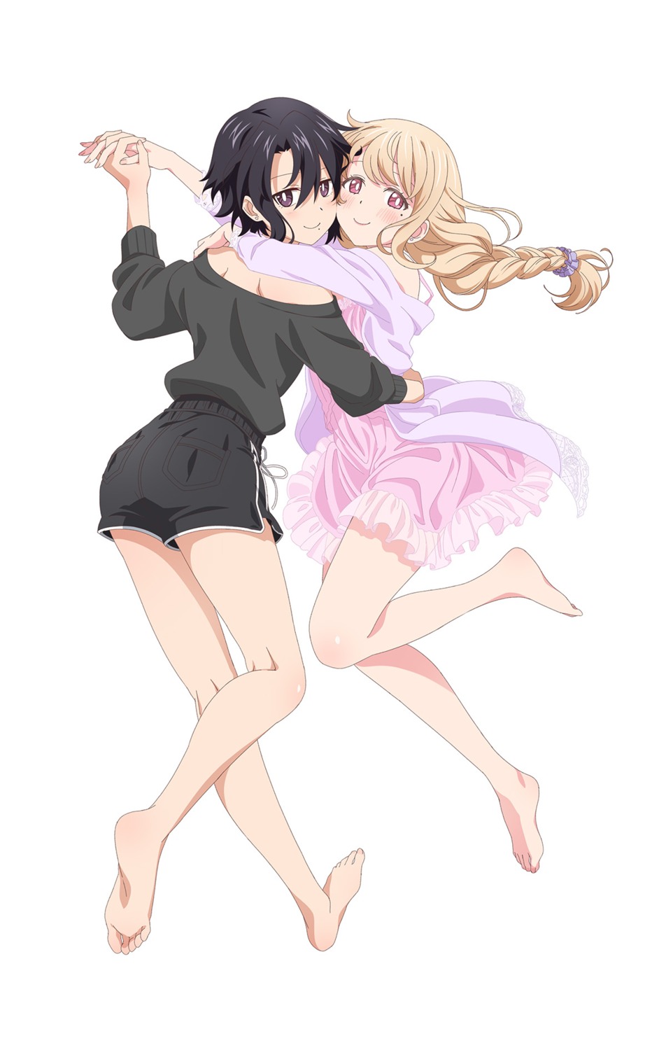 ass, dress, kuro_(ninkoro), ninja_to_koroshiya_no_futarigurashi, no_bra, see_through, tagme, yuri, yuriko_(ninkoro)