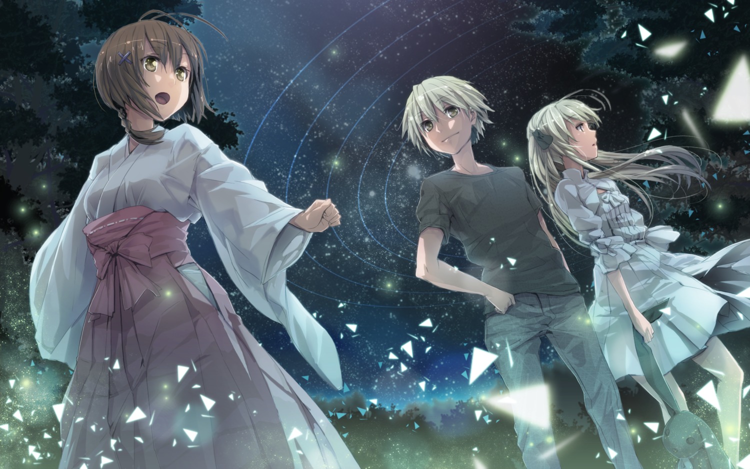 amatsume_akira, kasugano_haruka, kasugano_sora, wallpaper, yosuga_no_sora, yuugen