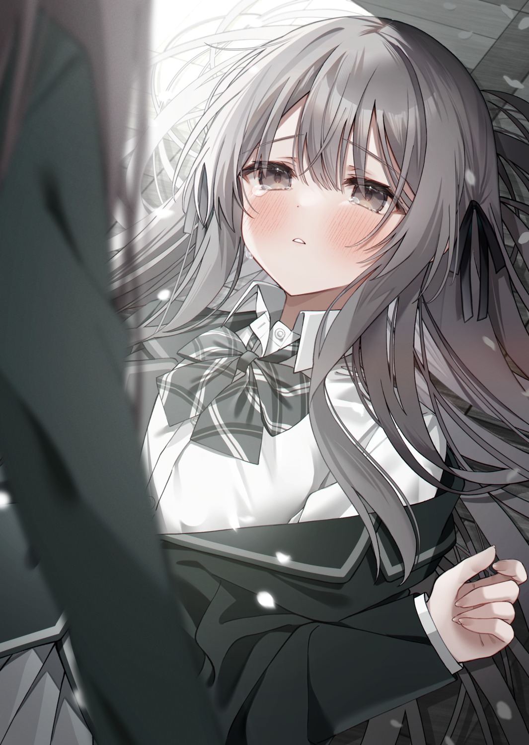 kuro_namako, seifuku, yuri