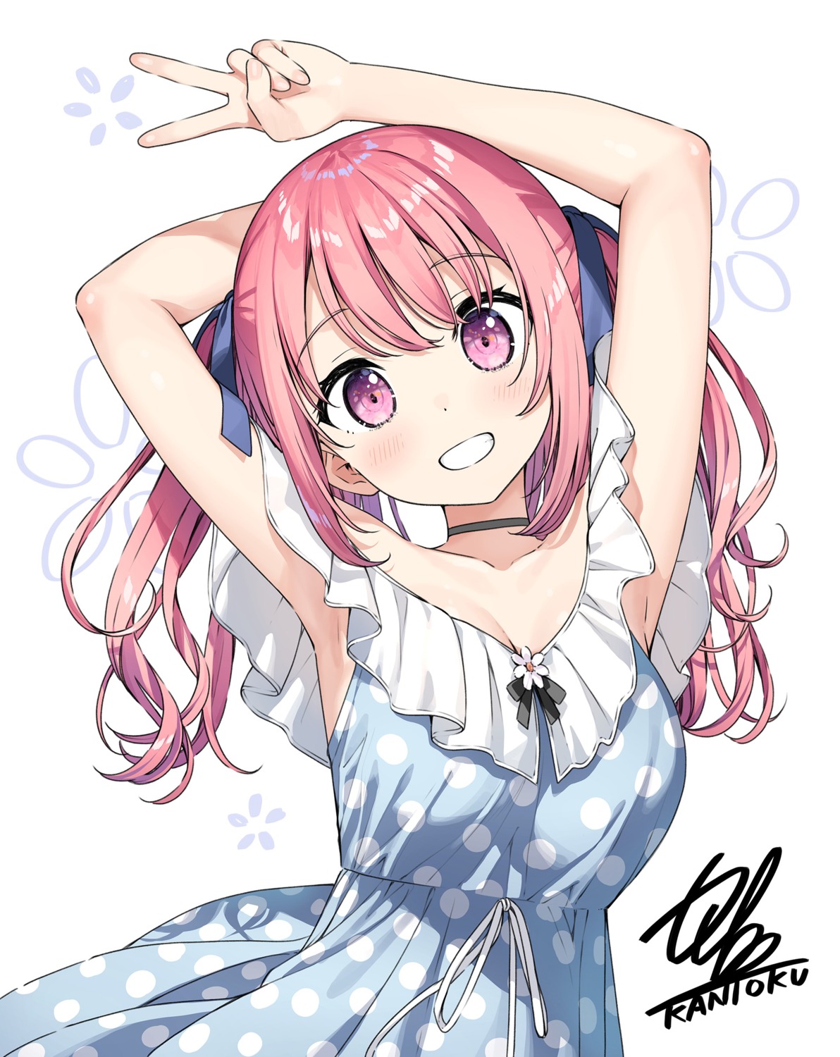 dress, kantoku, kurumi_(kantoku), no_bra