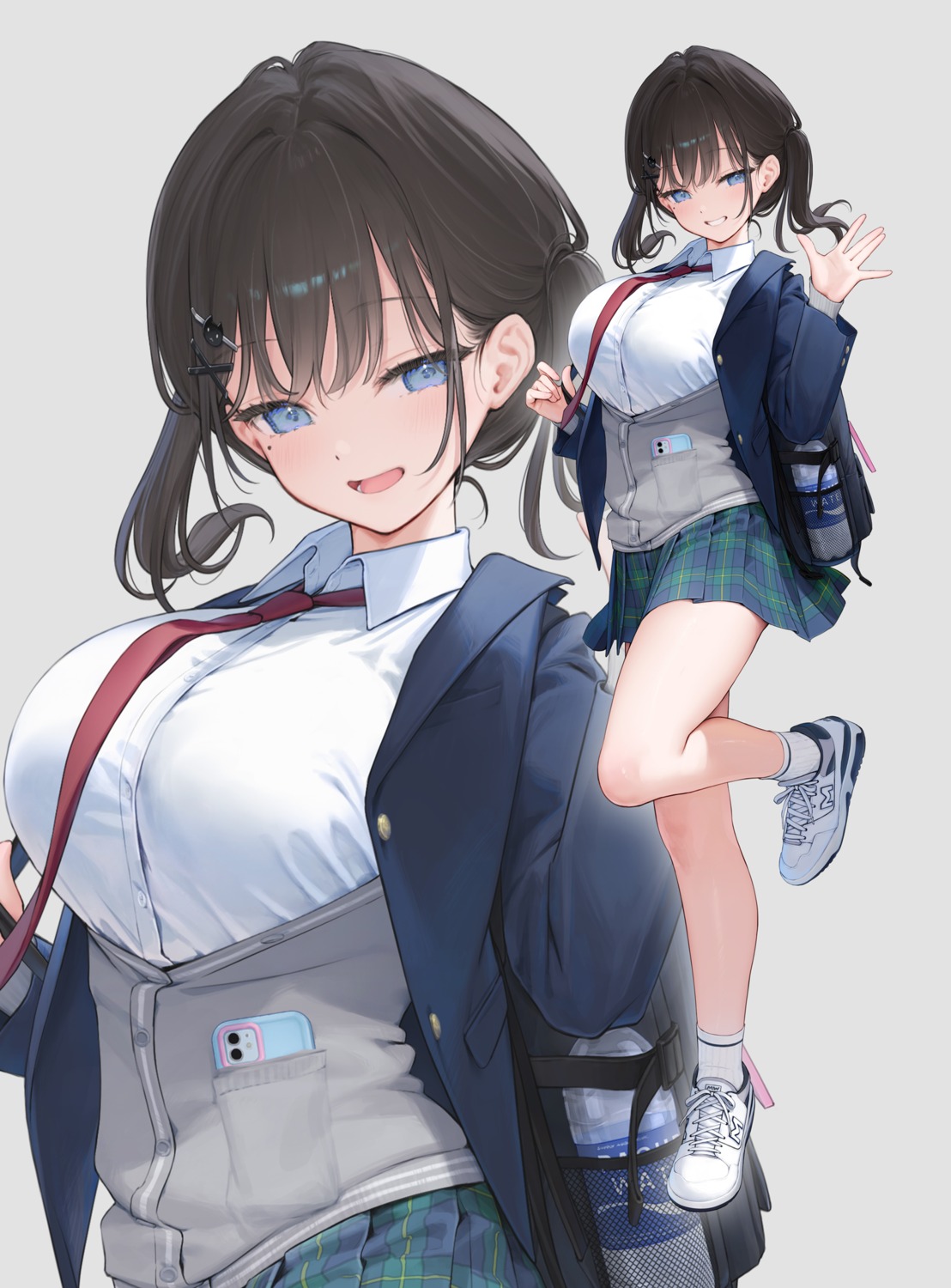 mignon, nanami_(mignon), seifuku, sweater