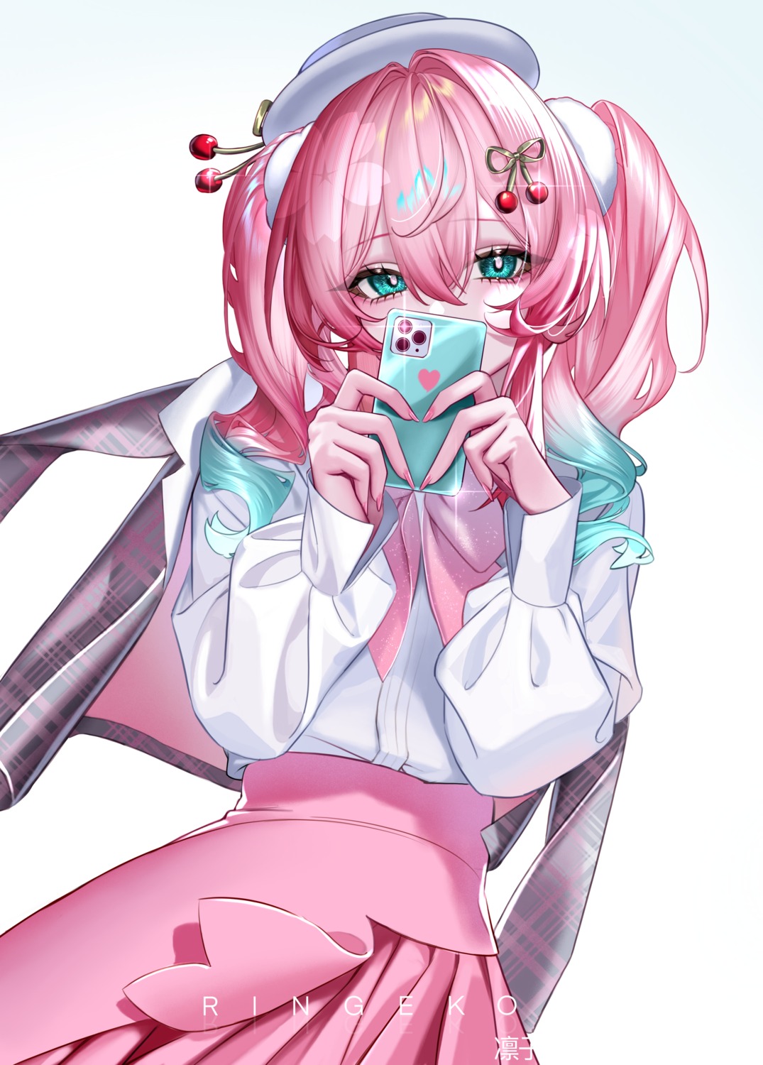 honkai:_star_rail, hyacine, ringeko-chan, seifuku, selfie