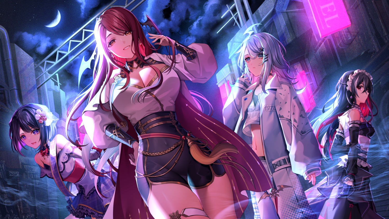 admyra_wyvernhart, aegis-link, garter, lan_philia, maefae, maid, no_bra, tagme, triggerphish, wings