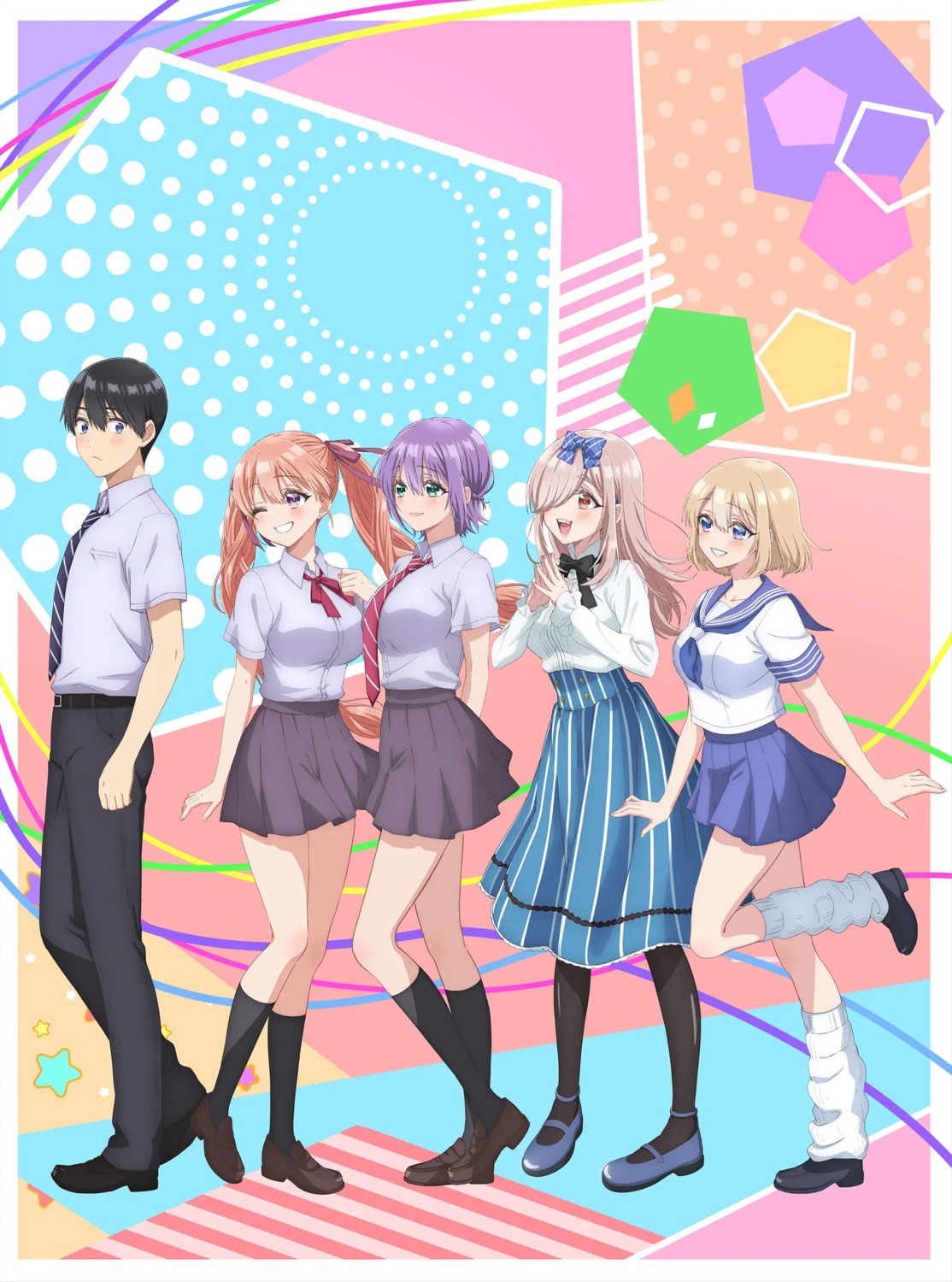 amano_erika, kakkou_no_iinazuke, mochizuki_ai, segawa_hiro, seifuku, tagme, umino_nagi, umino_sachi