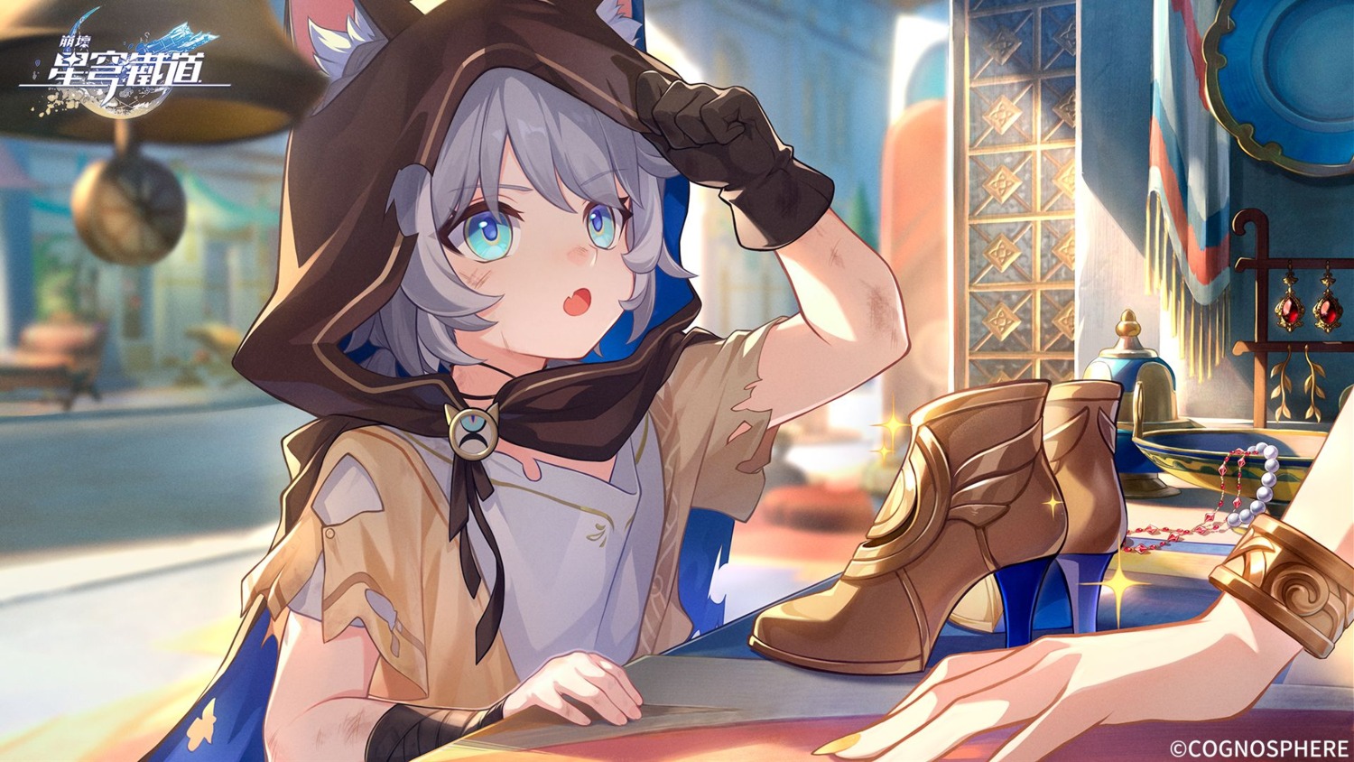 animal_ears, cipher_(honkai:_star_rail), honkai:_star_rail, nekomimi, tagme, torn_clothes, wallpaper