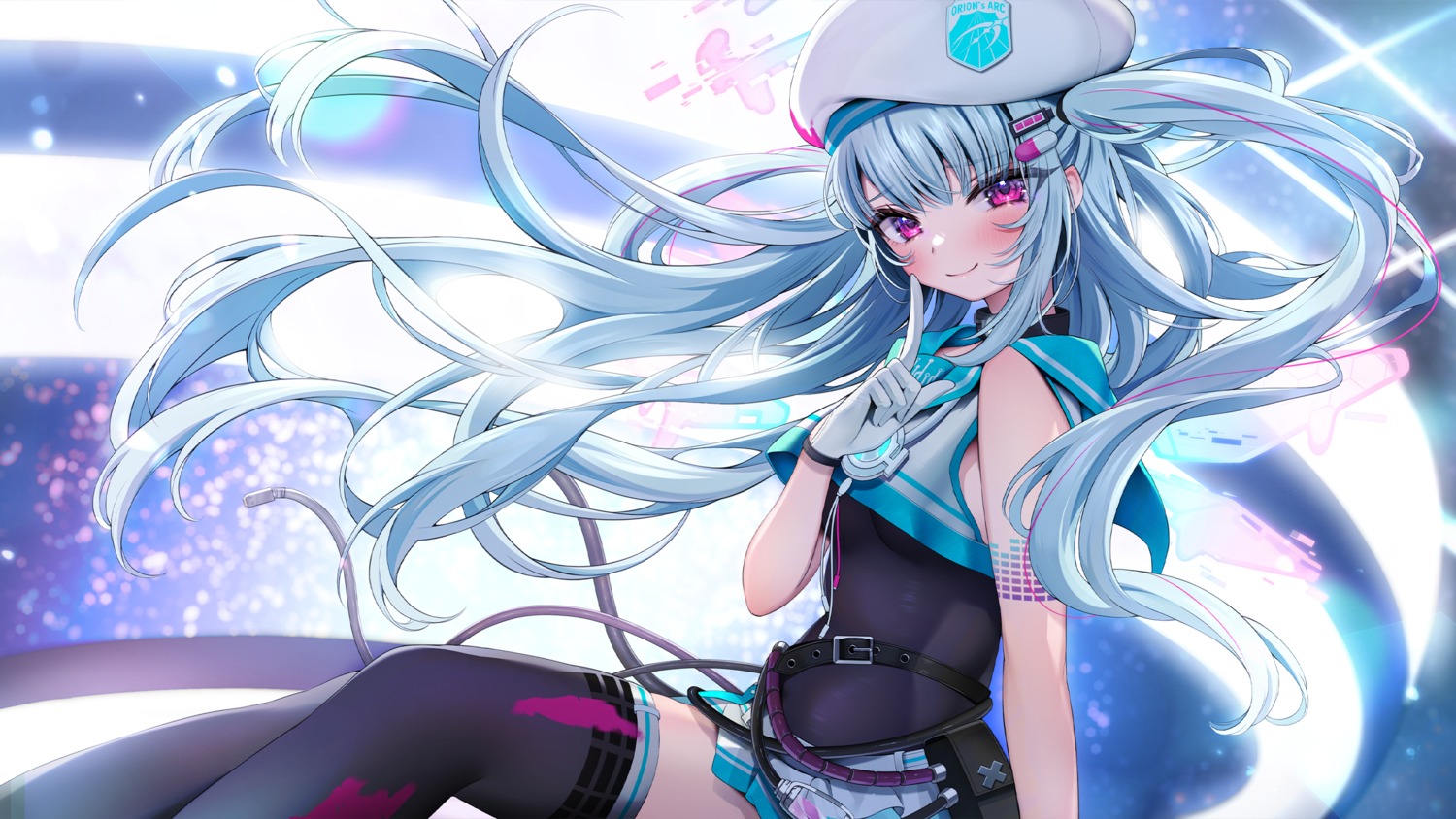 endoluphy☆ミ, first_stage_production, rukawa_negi, tattoo, thighhighs, uniform