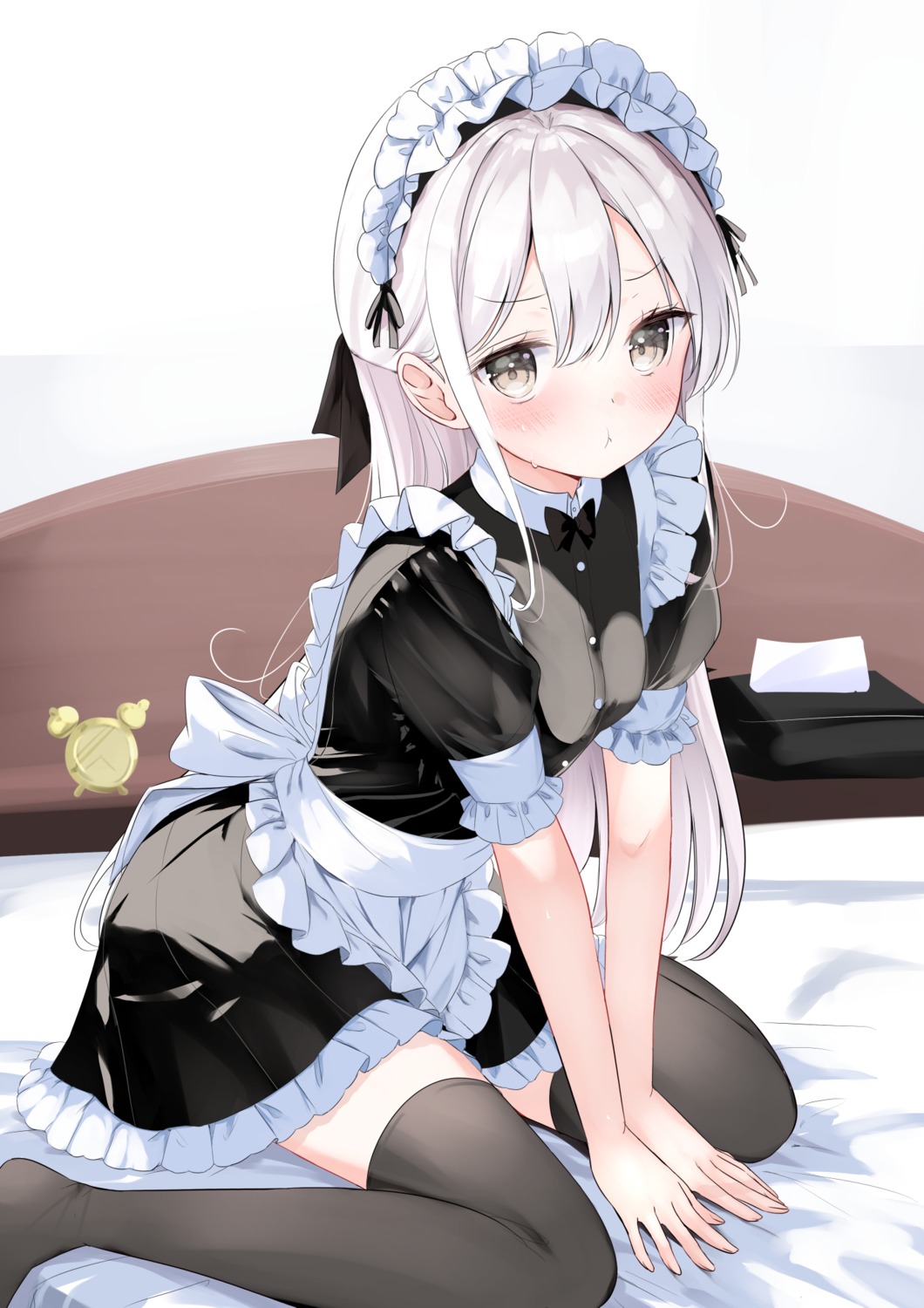 hamaken., maid, thighhighs