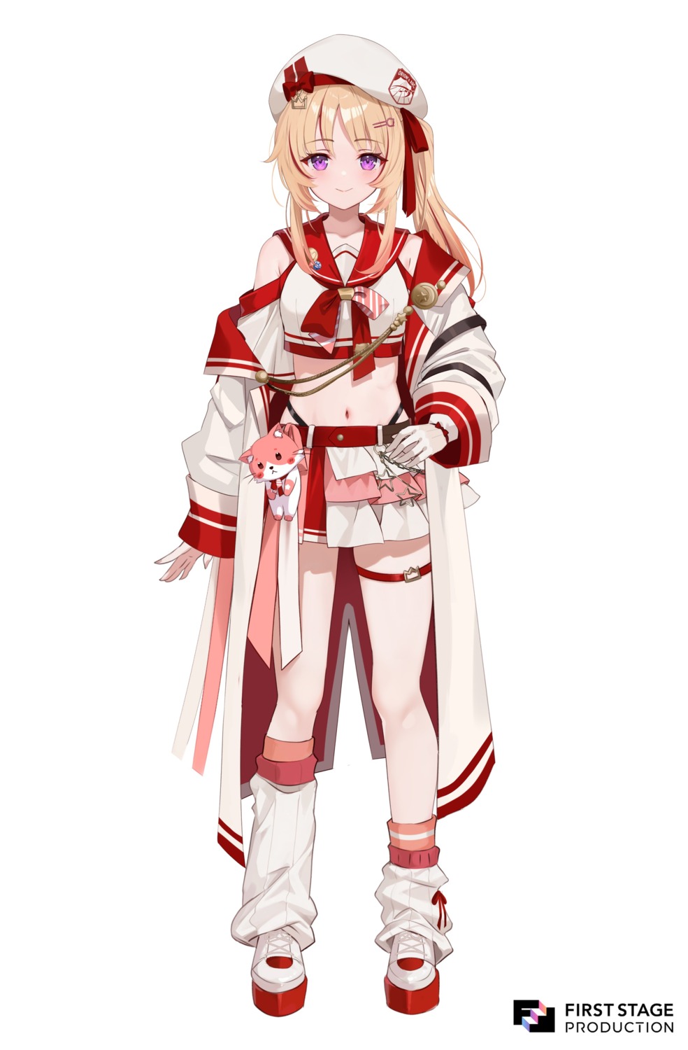 first_stage_production, garter, hinomiya_himari, kujou_ichiso, uniform