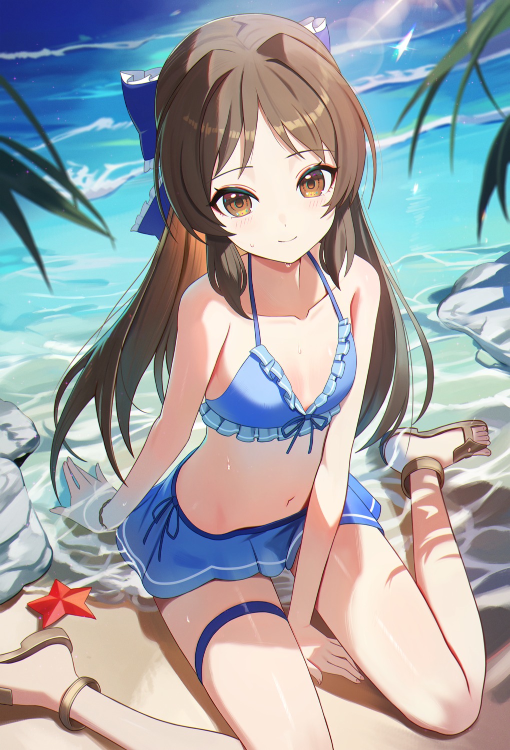 bikini, garter, melreon, swimsuits, tachibana_arisu, the_idolm@ster, the_idolm@ster_cinderella_girls, the_idolm@ster_cinderella_girls_u149