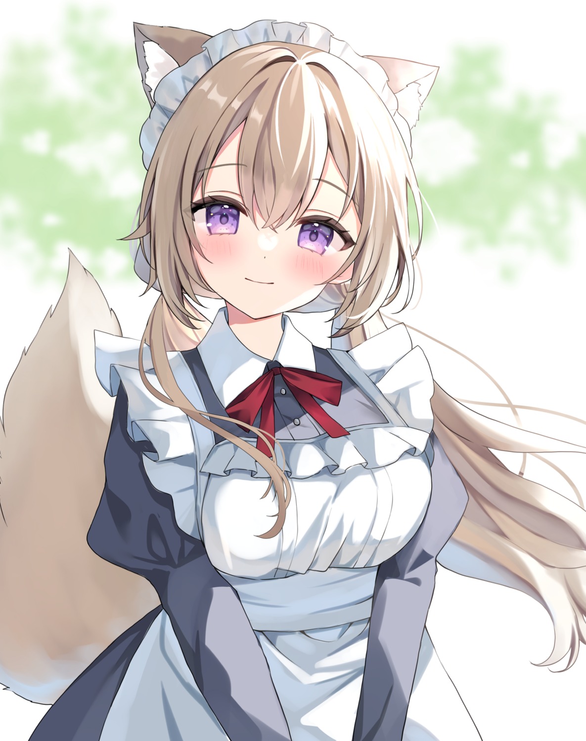 animal_ears, hamico, maid, tail