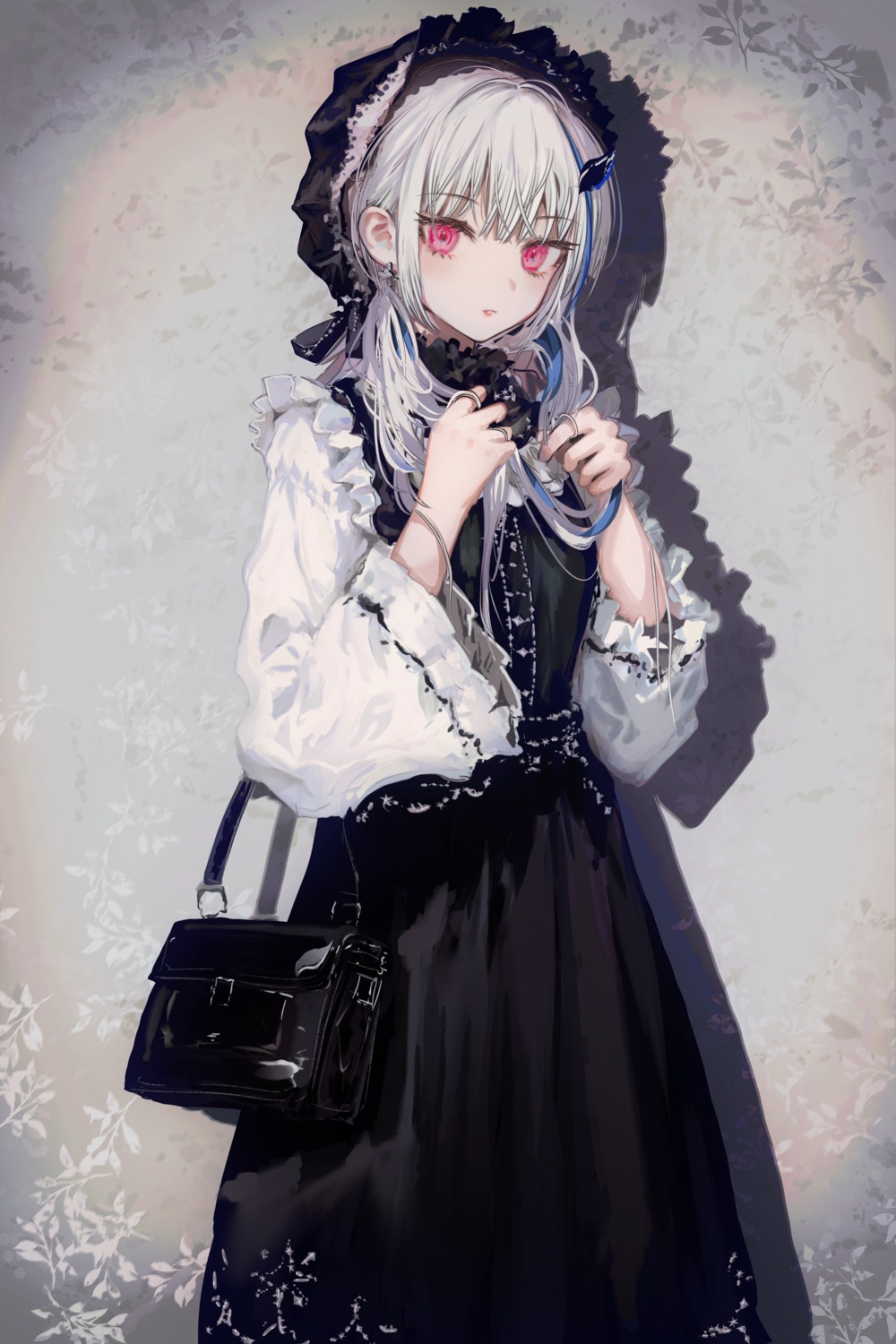 detexted, dress, gothic_lolita, inamori_ryuusa, lize_helesta, lolita_fashion, nijisanji