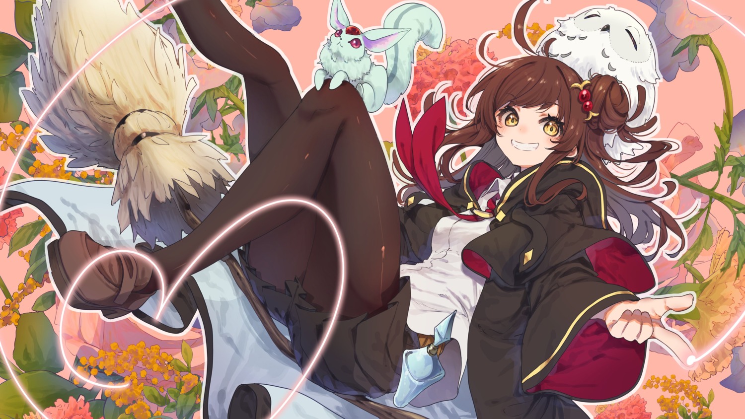 aru_majo_ga_shinu_made, hamayumiba_sou, meg_raspberry, pantyhose, seifuku, skirt_lift