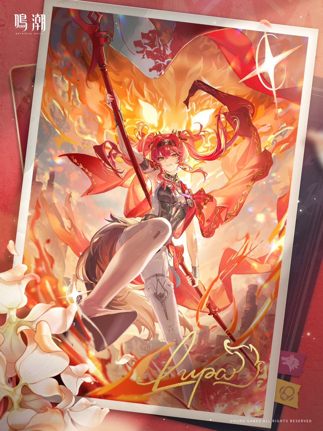armor, garter, lupa_silva, stockings, tagme, thighhighs, weapon, wuthering_waves