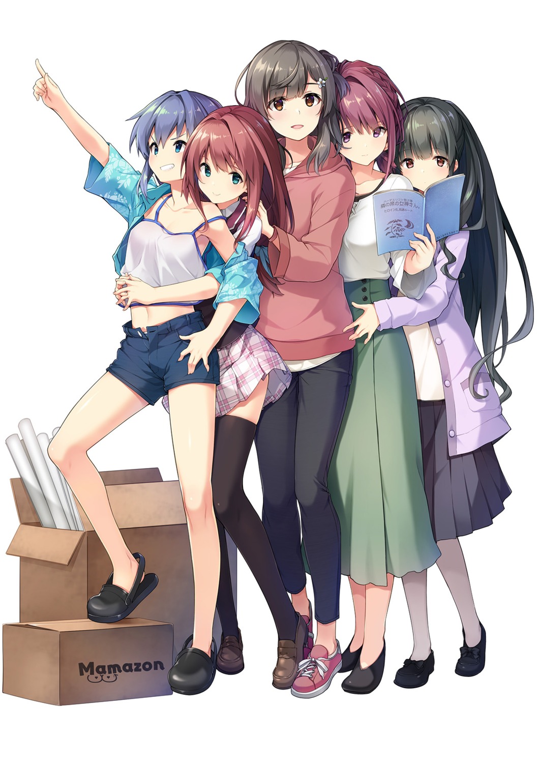miyamura_karin, miyamura_miku, sakakibara_ai, sawayaka_samehada, seifuku, shiiba_sayaka, sonora, suzumoto_chisa