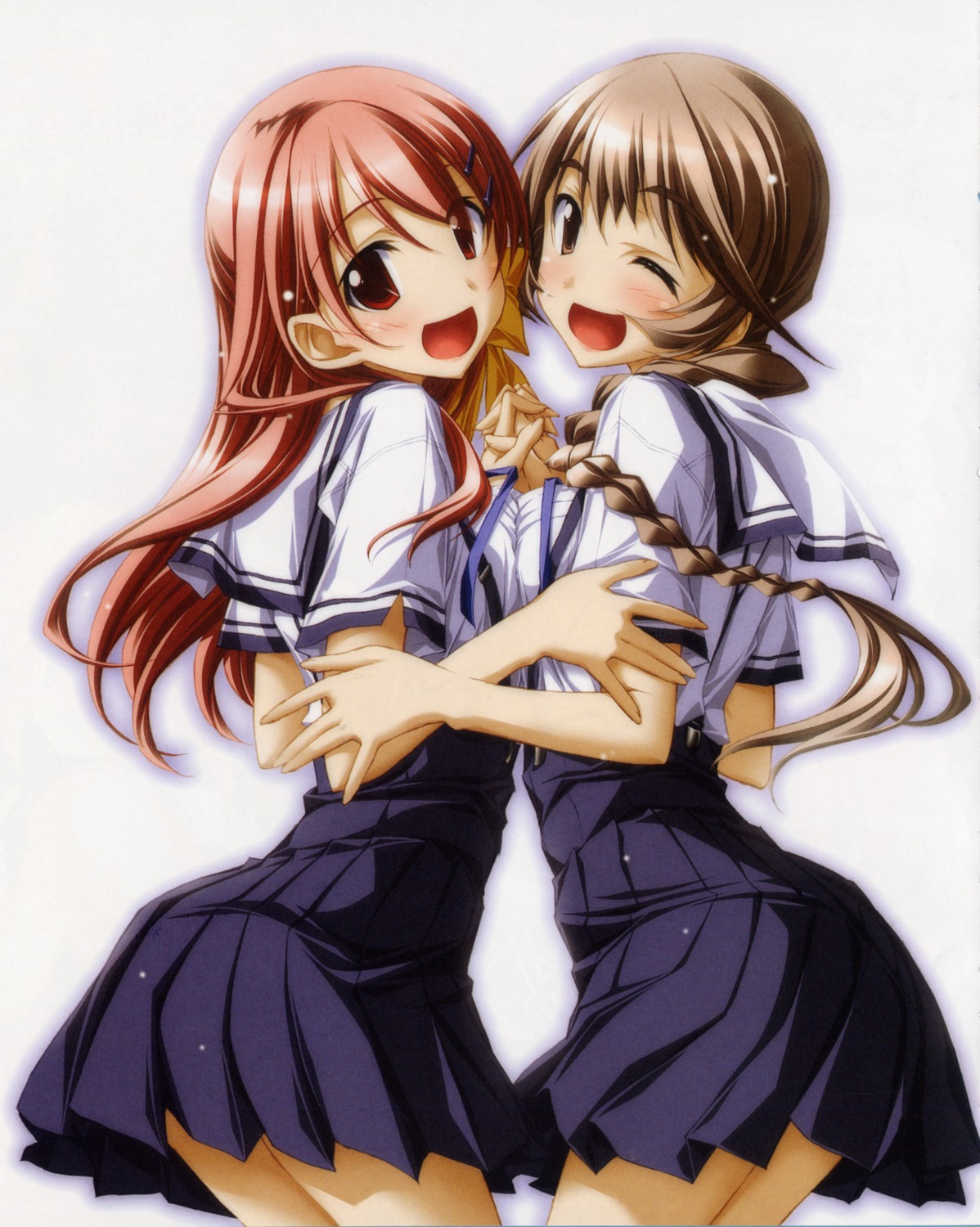 ashita_no_kimi_to_au_tame_ni, bleed_through, kurashima_tomoyasu, nanami_mina, seifuku, wakamiya_asuka
