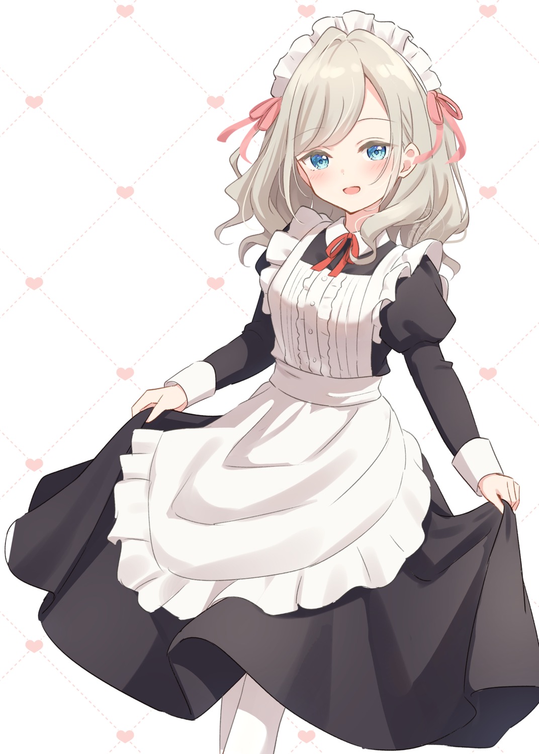 ceras_yanagita_lilienfeld, love_live!_(series), love_live!_hasu_no_sora_jogakuin_school_idol_club, maid, skirt_lift, yuzuki_ame