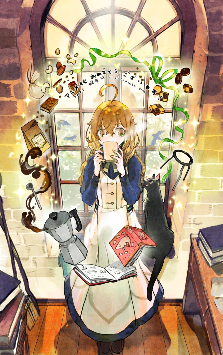 kiryuu_tsukasa, monica_everett, neko, nero_(silent_witch), seifuku, silent_witch