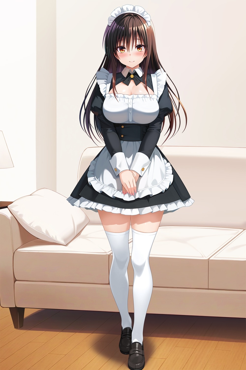 cygnus, kotegawa_yui, maid, thighhighs, to_love_ru, to_love_ru_darkness