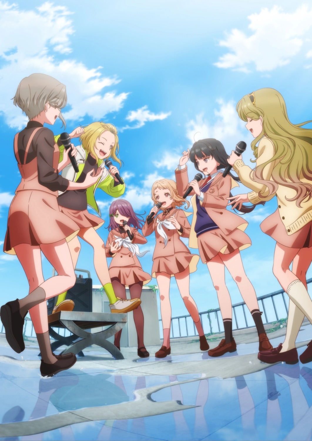 kojou_airi, komaki_uta, konoe_rei, kumai_yako, mayumori_musubu, miyazaki_uruu, pantyhose, seifuku